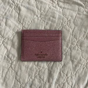 Kate Spade Lola Glitter Small Slim Card Holder